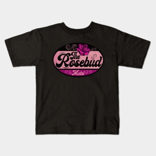 Vintage Rosebud Purple Kids T-Shirt